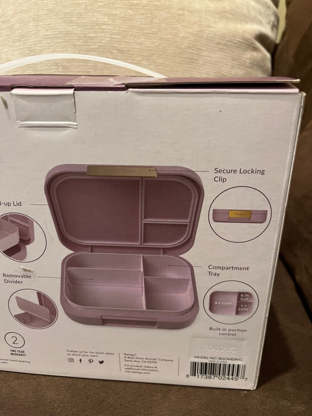 Bentgo Modern Leak-Resistant Lunch Box - Purple - Picture 4 of 7
